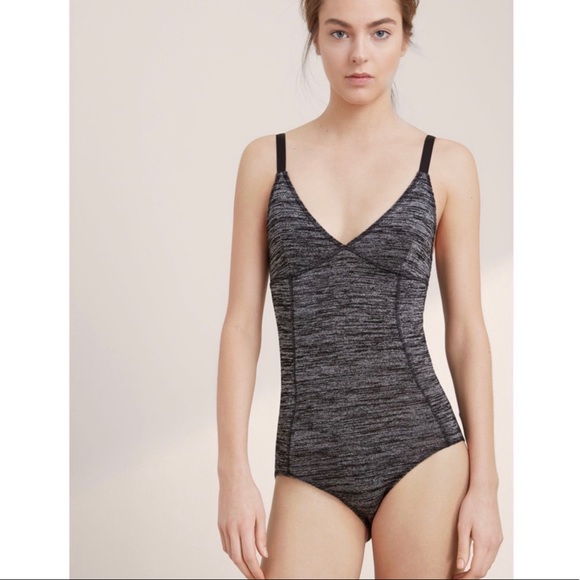 Aritzia Tops - Dark Grey Aritzia Wilfred Free Jasmine Bodysuit